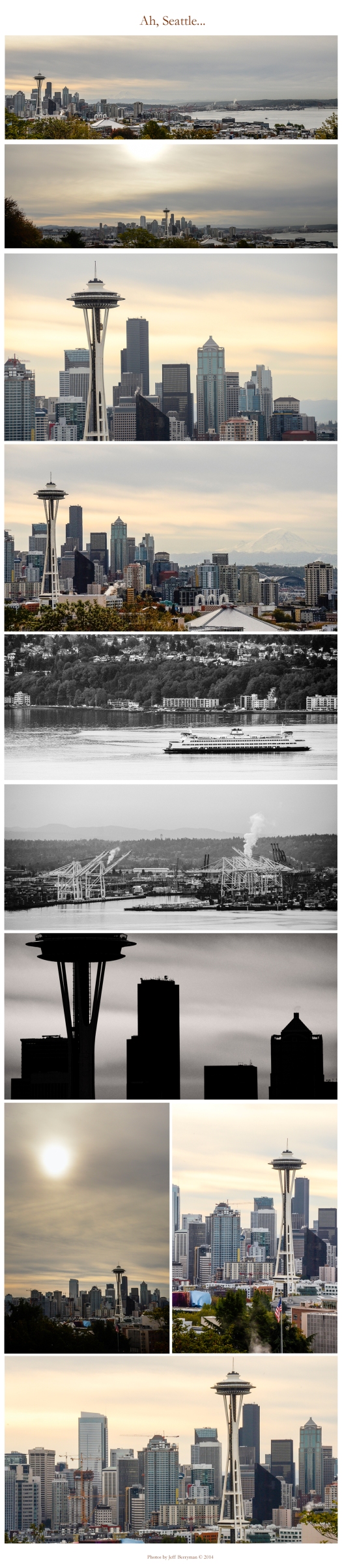 Seattle Skyline Collage